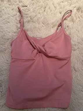 Women's Pink Twist-Front Cami Tank Top - Athleta